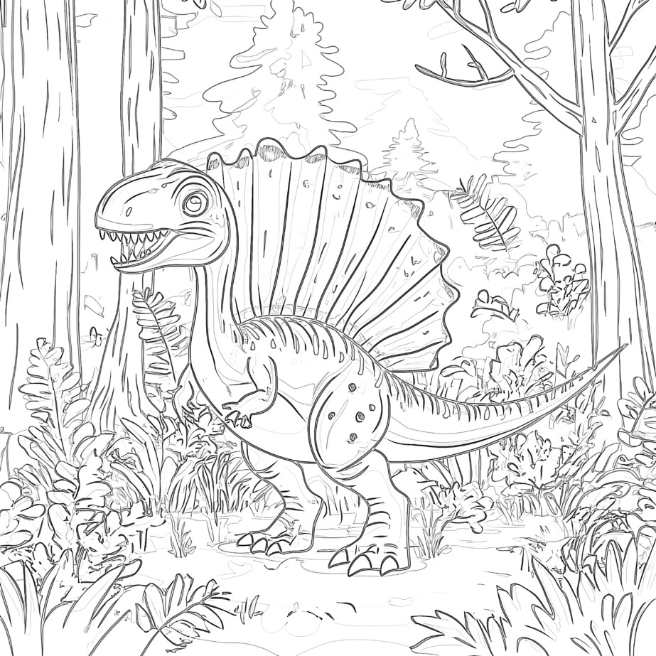 Coloring Spinosaurus