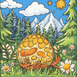 Dino Egg Coloring Page - Origin image