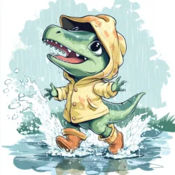 Dinosaur Color Print - Origin image