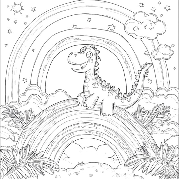 Dinosaur Color Sheets Free Coloring Pages Mimi Panda