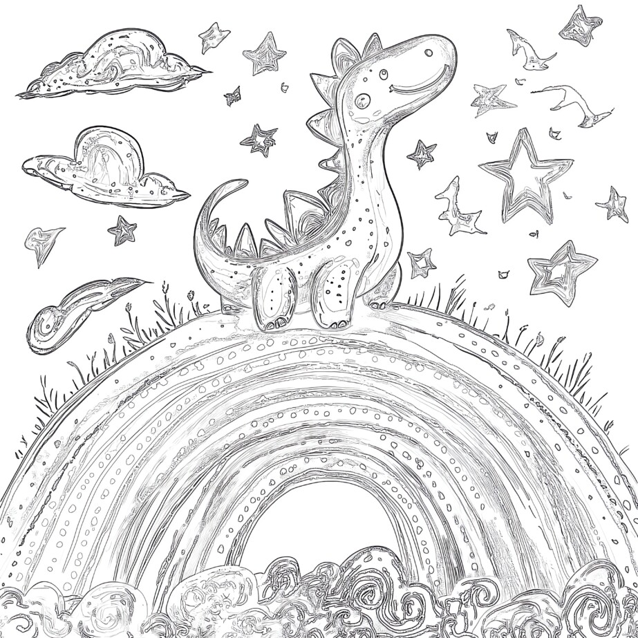 Dinosaur Coloring Book Printable