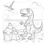 Dinosaur Coloring Pages Easy