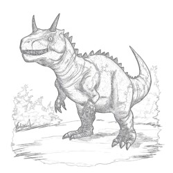 Dinosaur Coloring Pages For Adults - Printable Coloring page