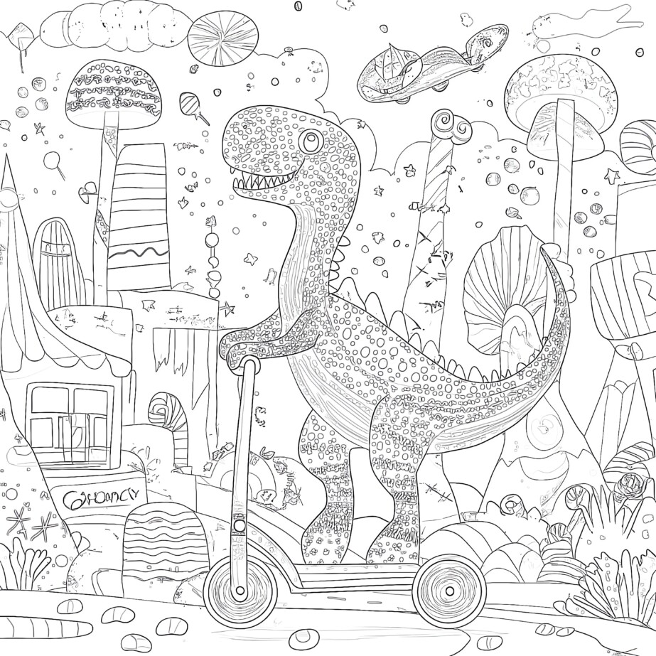 Dinosaur Coloring Pages Velociraptor