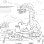 Dinosaur Coloring Sheets Preschool