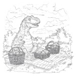 Dinosaur Coloring Worksheet