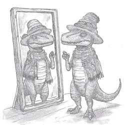 Dinosaur Colour Drawing - Printable Coloring page