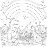 Dinosaur Images Coloring Pages