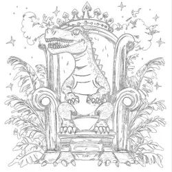 Páginas Para Colorear De Dinosaur King - Página para colorear