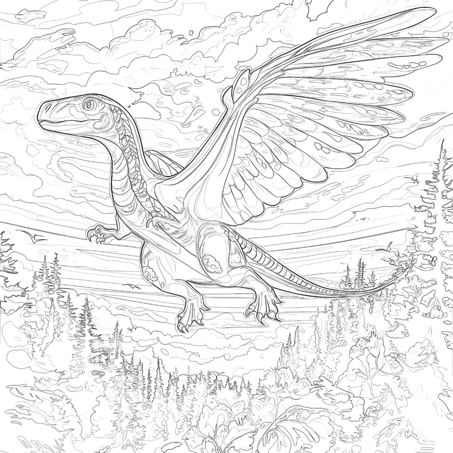 Dinosaur Picture To Print And Colour