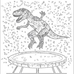 Dinosaur Print Coloring Pages - Printable Coloring page