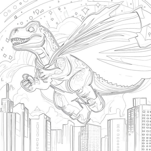 Dinosaur Raptor Coloring Pages Coloring Pages Mimi Panda