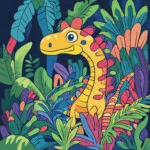 Dinosaur Zum Ausmalen - Ursprüngliches Bild