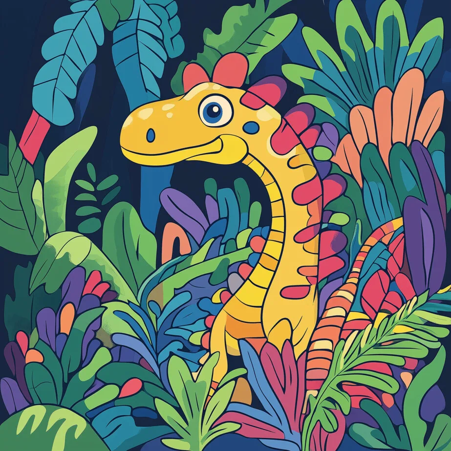 Dinosaur Para Colorear 2