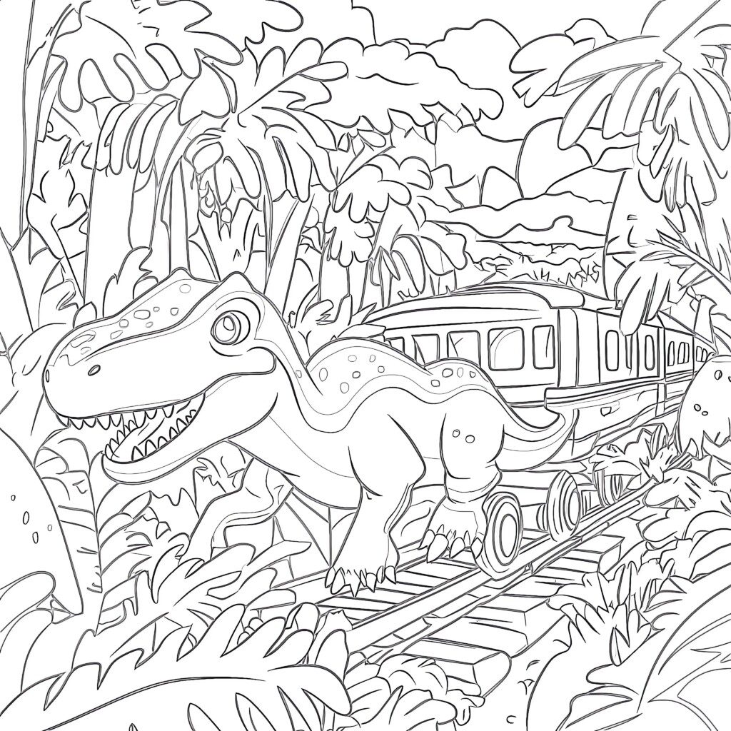 Dinosaur Train Coloring Pages | Coloring Pages Mimi Panda