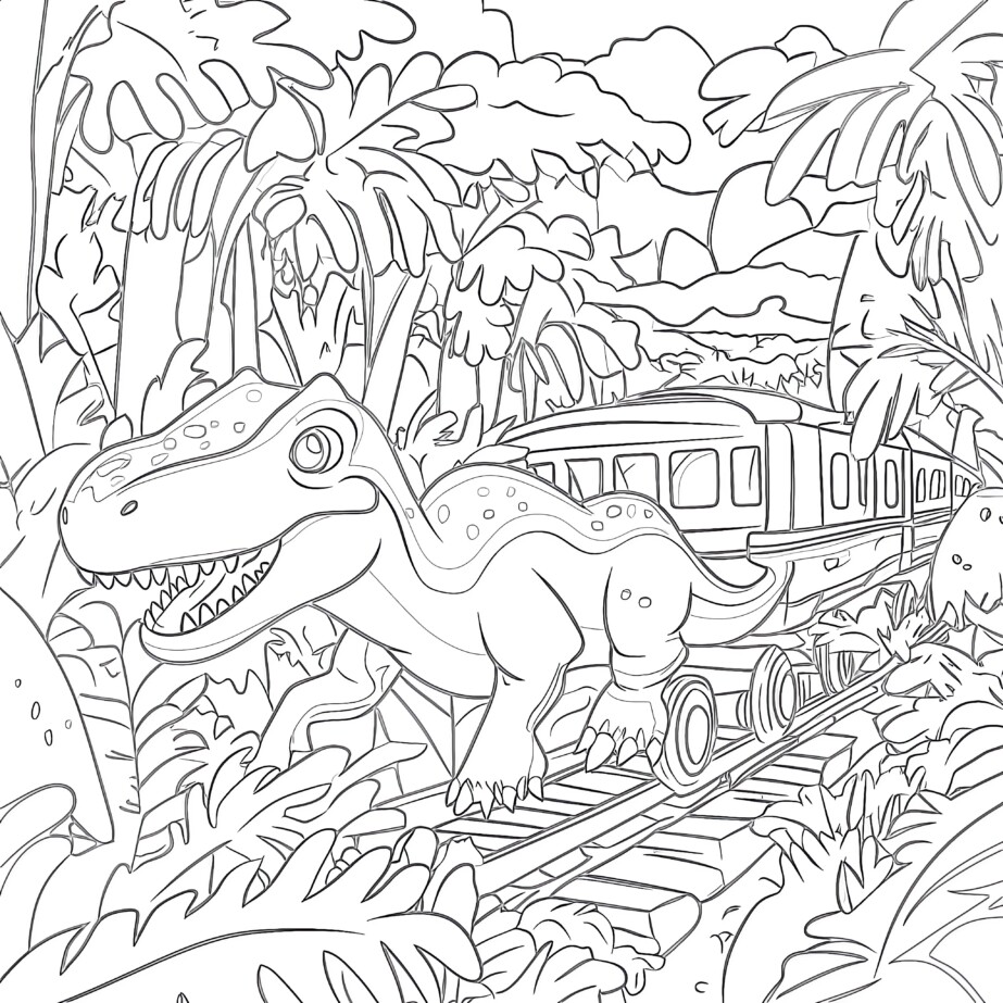 Dinosaur Train Coloring Pages