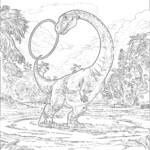 Diplodocus Coloring Page