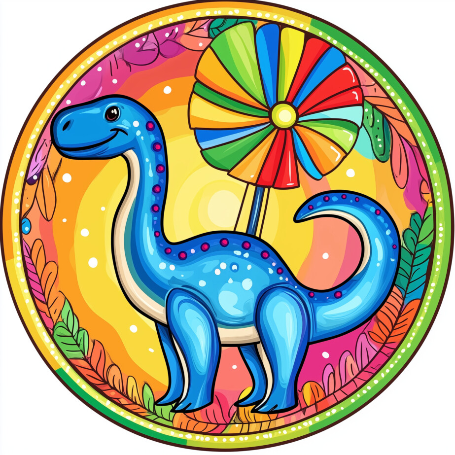 Diplodocus Colouring 2