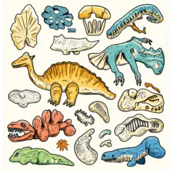 Fossilien Malvorlagen - Ursprüngliches Bild