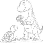 Free Dinosaur Coloring Printables