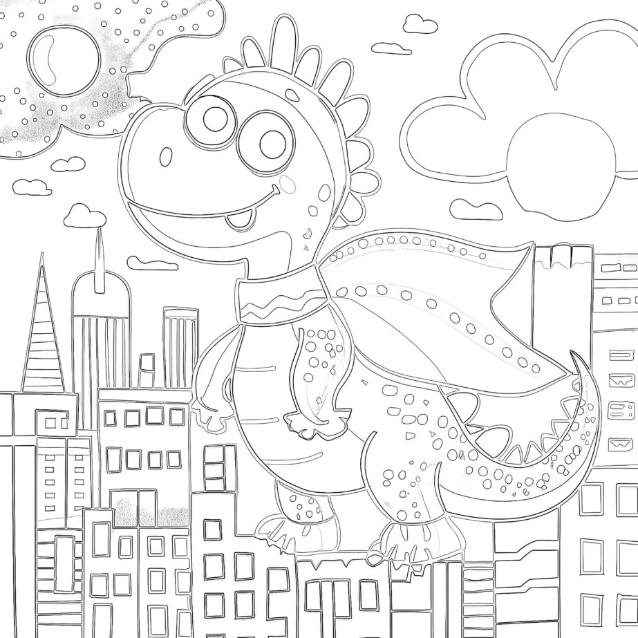 Free Dinosaur Pictures To Color