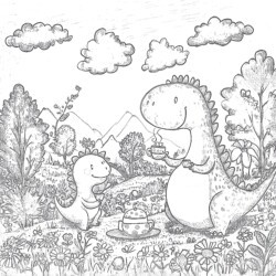 Free Dinosaur Pictures To Print - Printable Coloring page