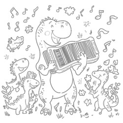 Free Dinosaur Printable Coloring Pages - Printable Coloring page