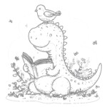 Free Printable Coloring Pages Dinosaur