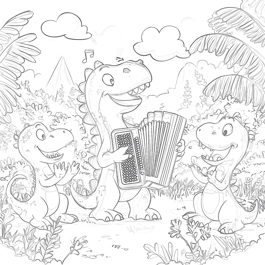 Free Printable Coloring Pictures Of Dinosaurs