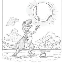 Free T Rex Coloring Page - Printable Coloring page