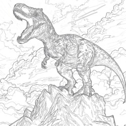 Giganotosaurus Coloring Page - Printable Coloring page