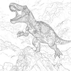 Giganotosaurus Jurassic World Dominion Coloring Page - Printable Coloring page