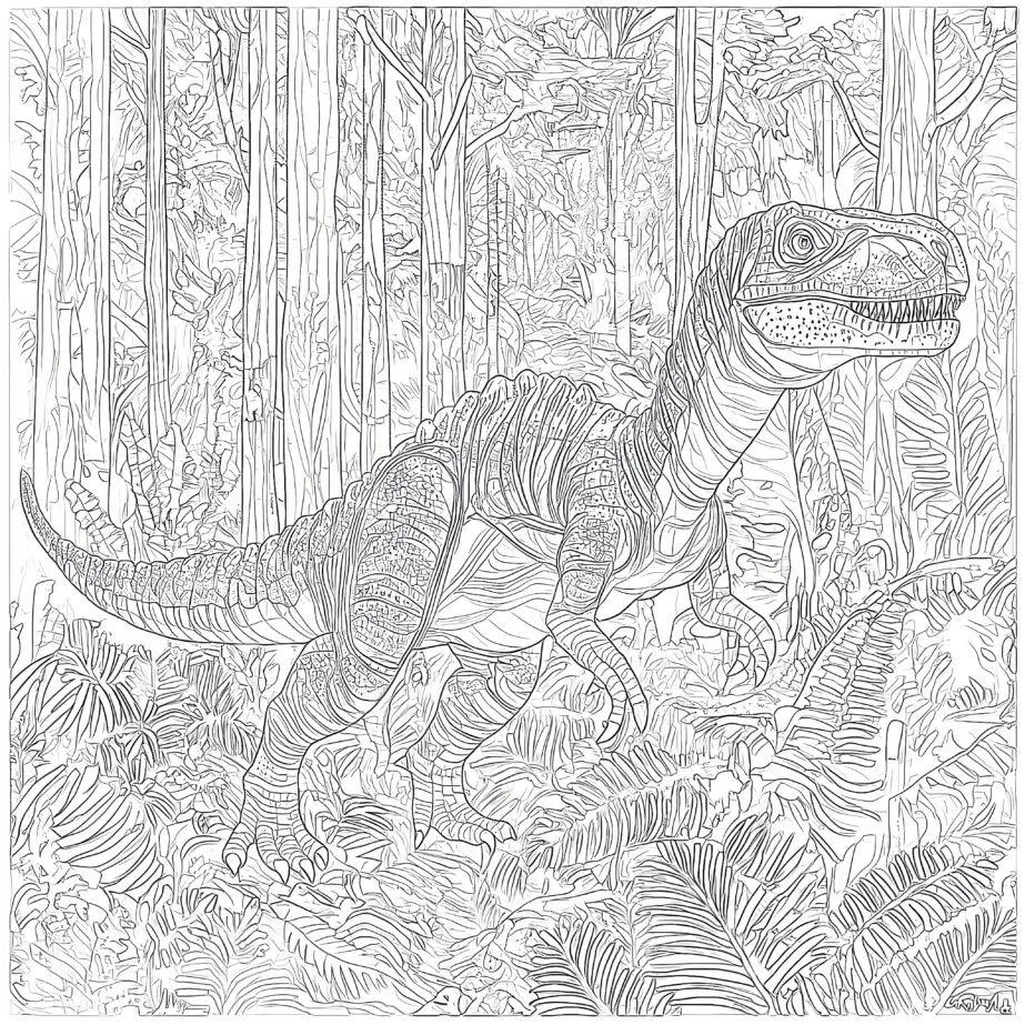 Páginas Para Colorear De Gigantosaurus