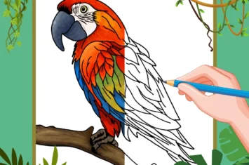 How To Draw A Parrot