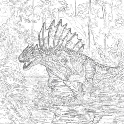 Jurassic World Spinosaurus Coloring Pages - Printable Coloring page