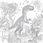 Jurassic World Velociraptor Coloring Page