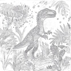 Jurassic World Velociraptor Coloring Page - Printable Coloring page