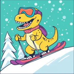 Bild Eines T-Rex Zum Ausmalen - Ursprüngliches Bild