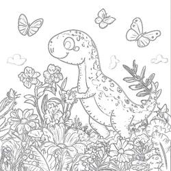 Printable Coloring Pictures Of Dinosaurs - Printable Coloring page