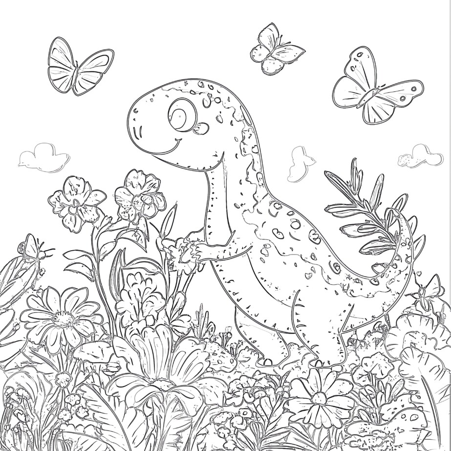 Printable Coloring Pictures Of Dinosaurs