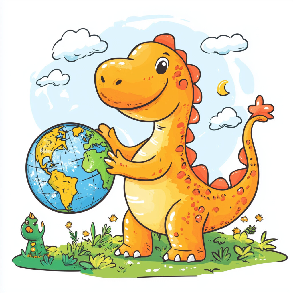 Printable Pictures Dinosaurs | Coloring Pages Mimi Panda