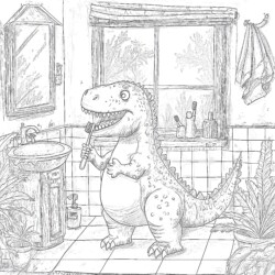 Printable T Rex Coloring Page - Printable Coloring page