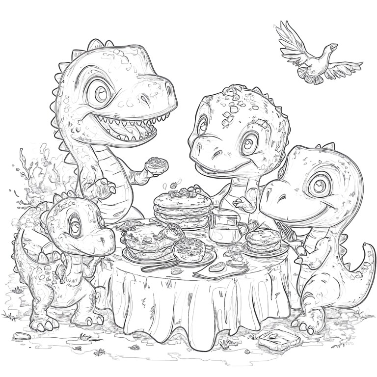 Printable Trex Coloring Pages Coloring Pages Mimi Panda