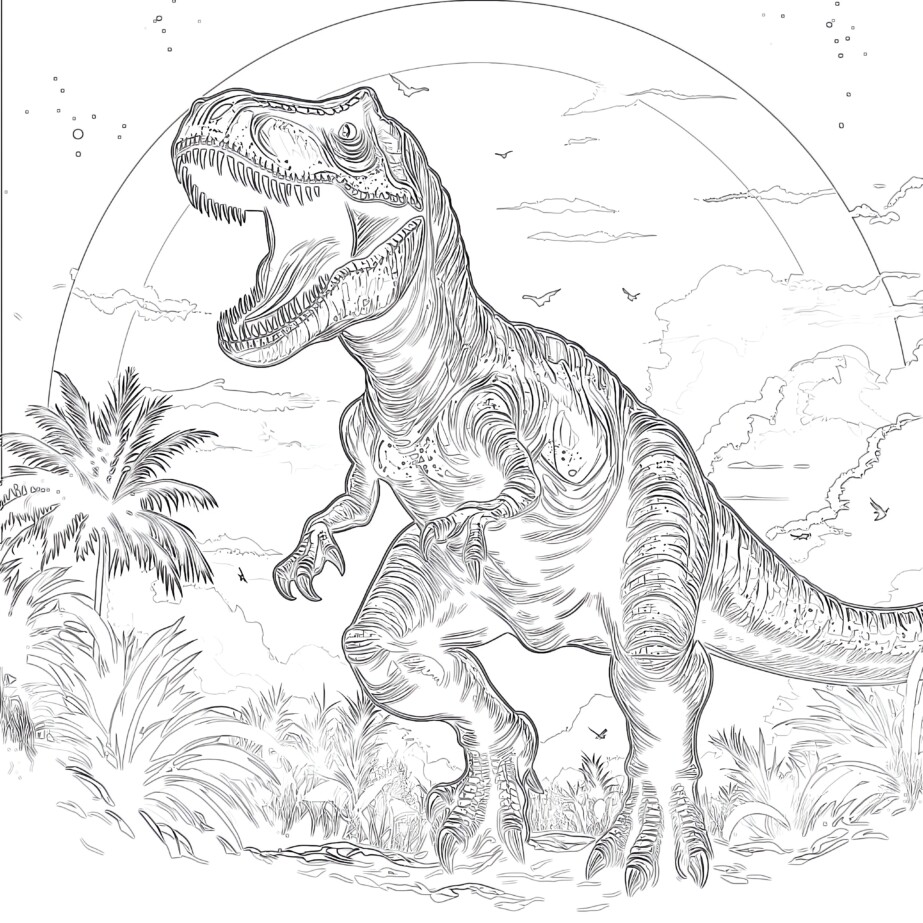 Printable Tyrannosaurus Rex Pictures