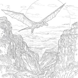 Pteranodon Coloring Page - Printable Coloring page