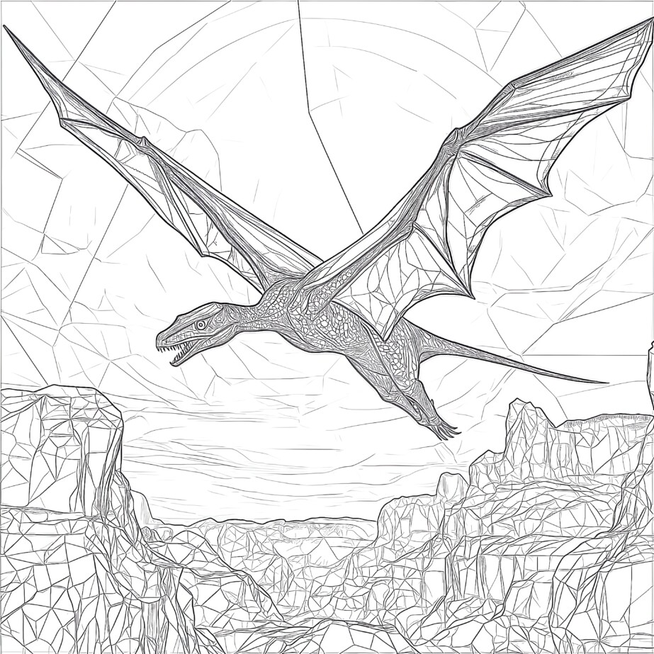 Pteranodon Coloring Page