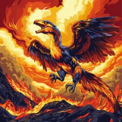 Página Para Colorear Pyroraptor - Imagen de origen