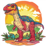 Real Dinosaur Coloring Pages 2 2