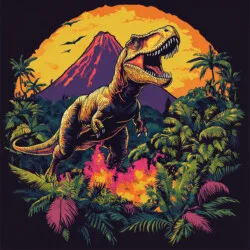 Rex Ausmalbild - Ursprüngliches Bild
