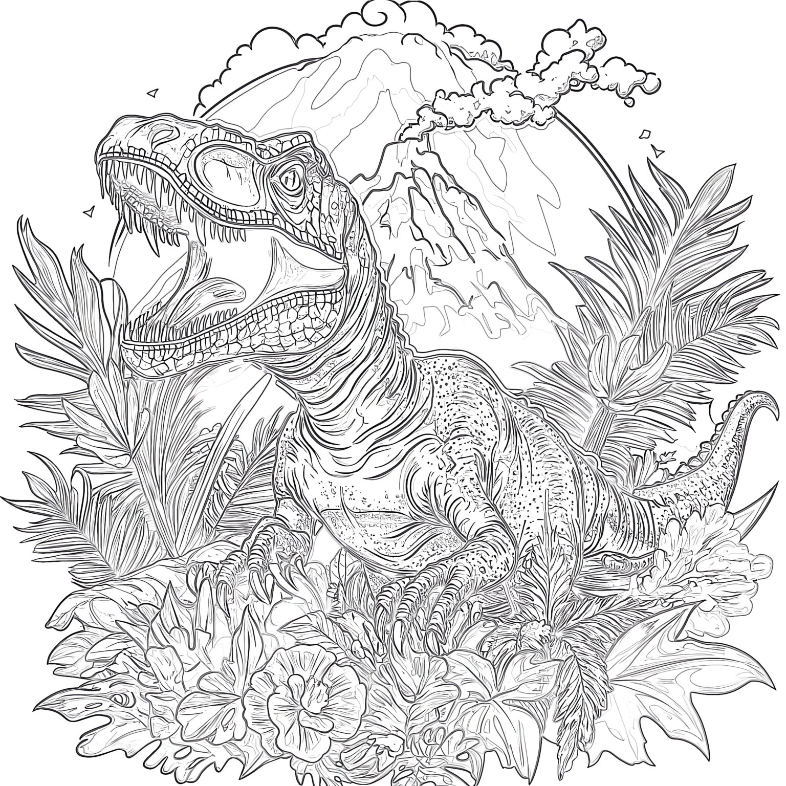 Rex Colouring Pages | Coloring Pages Mimi Panda